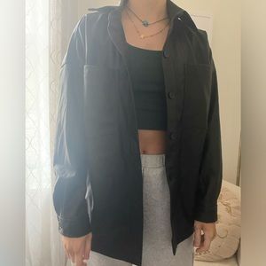 black celebrity pink xs leather jacket